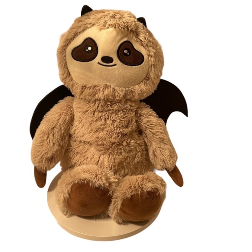 Snuggle Stuffed Animal  Sloth Heat & Hug Stuffed Animal With Bat Wings